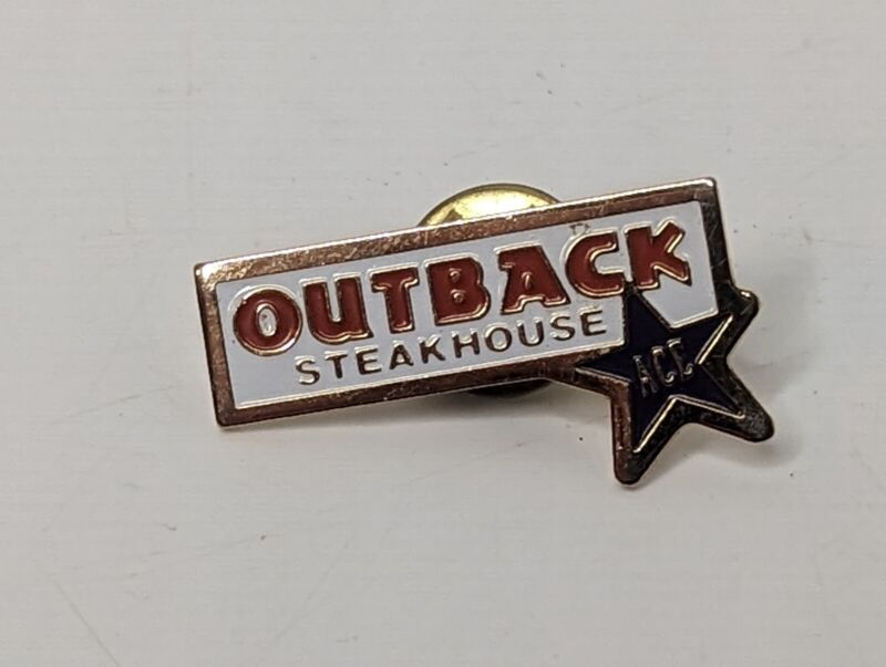 Outback Steakhouse Pin Ace Star Design Server Employee Waiter Waitress 