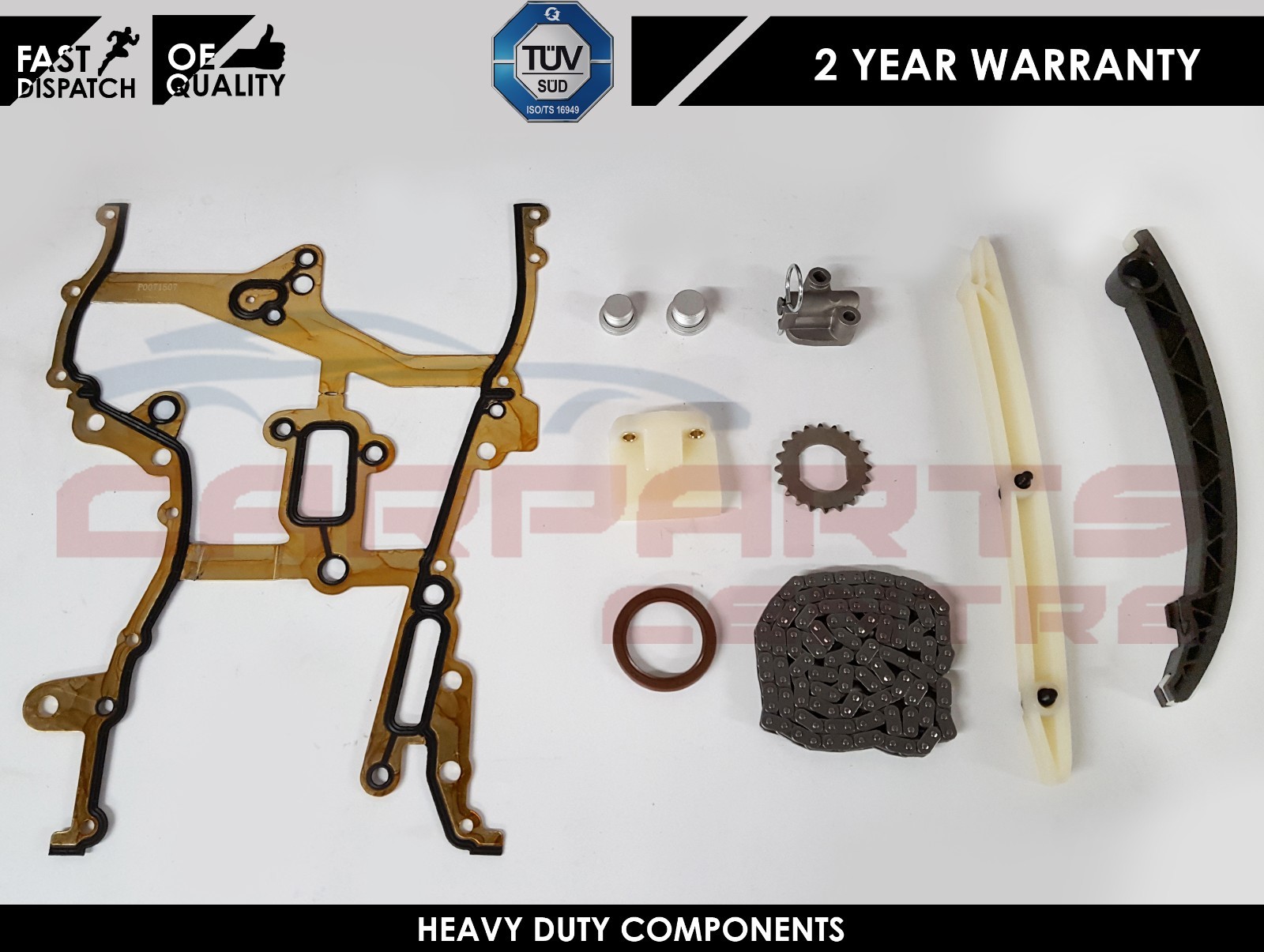 FOR VAUXHALL CORSA D 1.2 1.4 0614 ENGINE TIMING CHAIN KIT A12XER