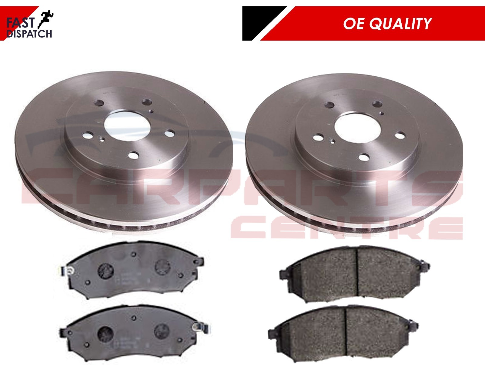 FOR NISSAN NAVARA D40 PATHFINDER R51 FRONT BRAKE DISCS PADS 2006