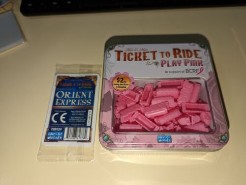 Ticket to Ride - Orient Express Expansion and Play pink trai