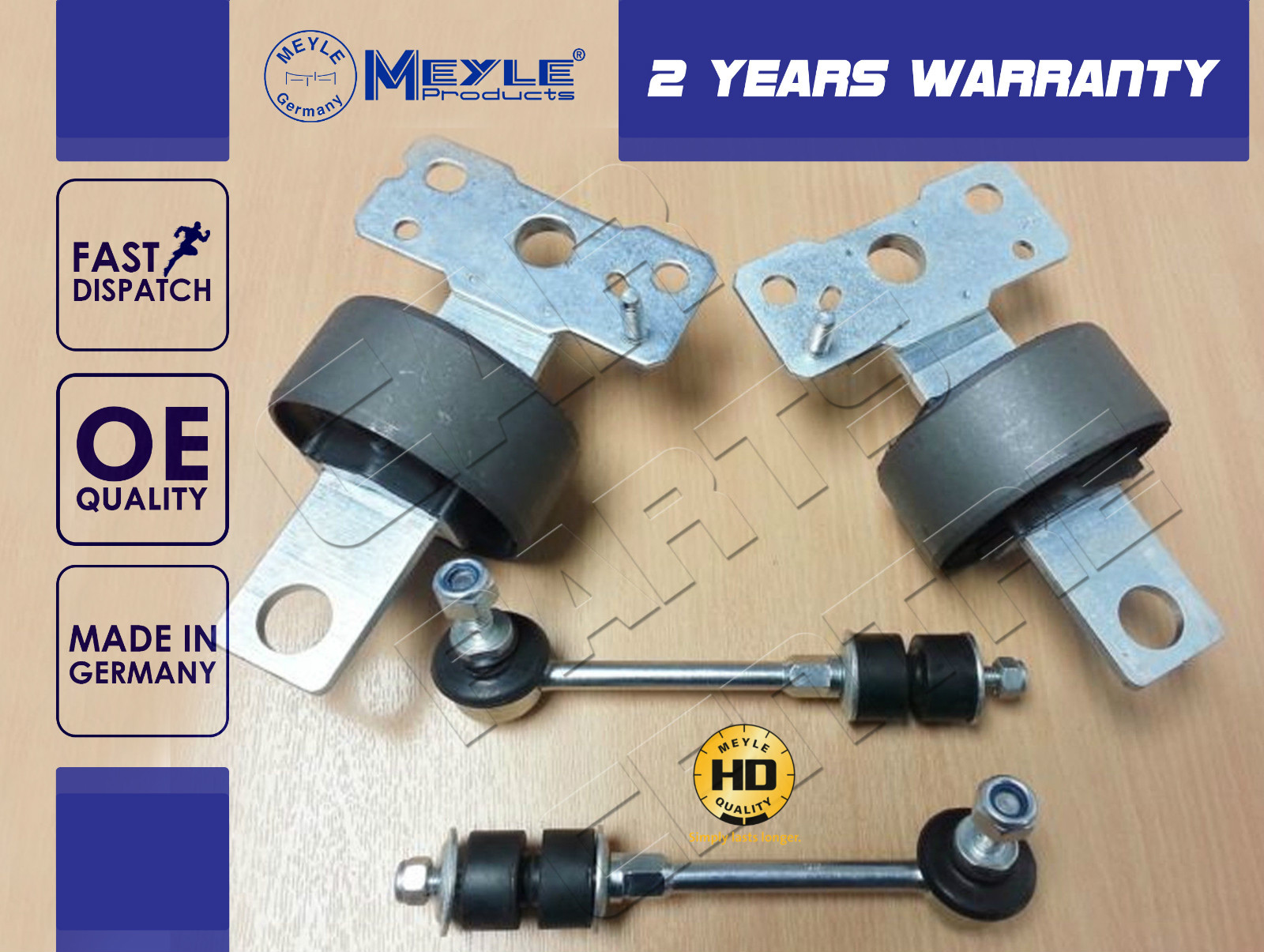 FOR FORD MONDEO MK4 REAR LOWER TRAILING ARM SUSPENSION BUSHES DROP LINK