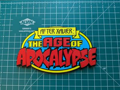 Age of Apocalypse After Xavier 3D printed display logo wall mount Marvel X-Men