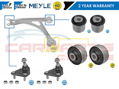 FOR AUDI TT QUATTRO S3 GOLF 4 FRONT WISHBONE BUSHES 2 BALL JOINTS MEYLE