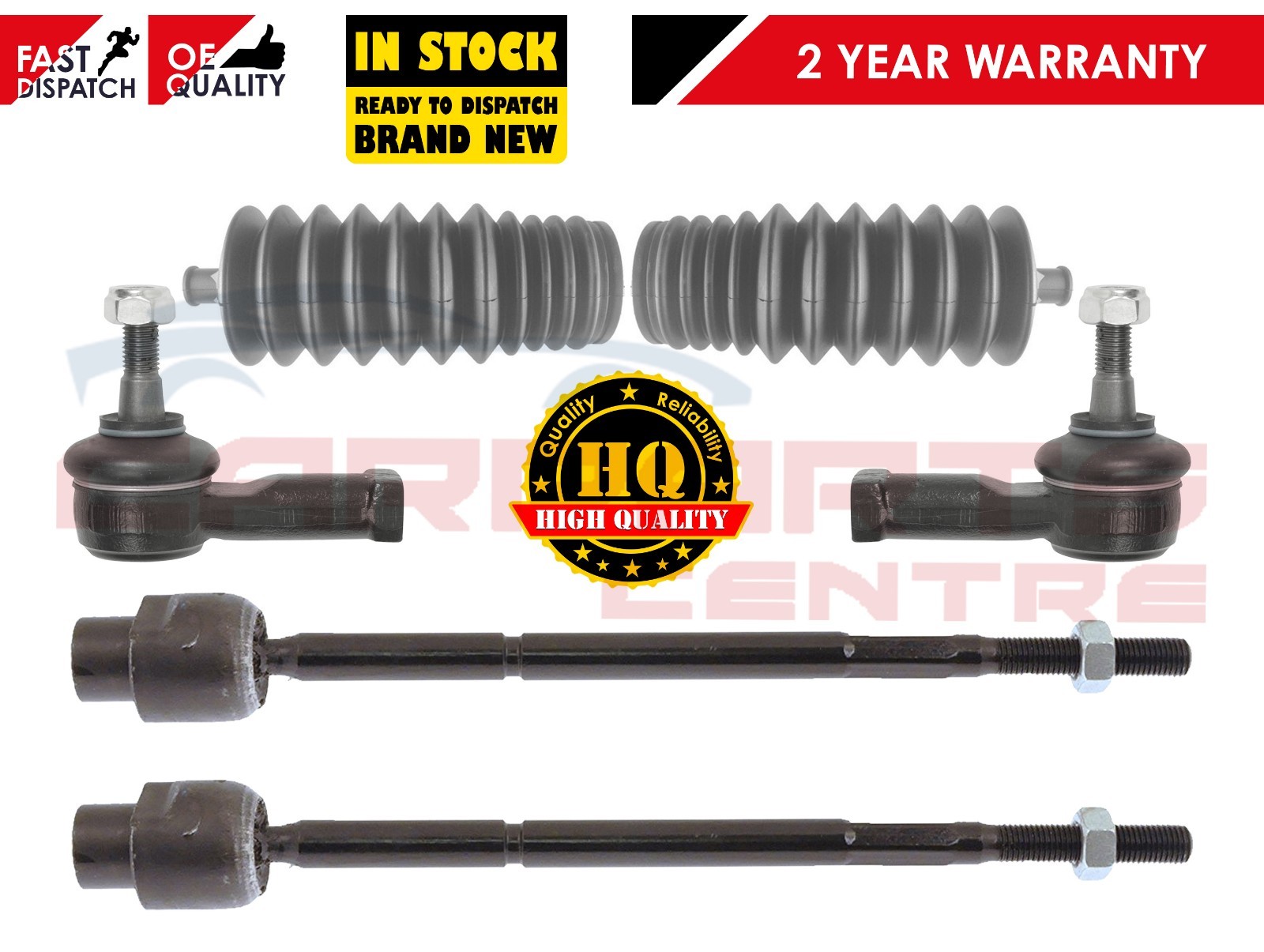 FOR VAUXHALL CORSA C 20012006 INNER STEERING TRACK TIE ROD RACK END