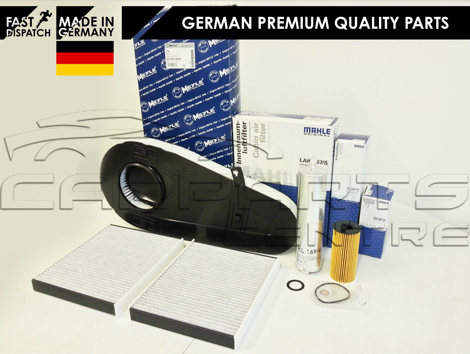 FOR BMW 530 D 530D F10 F11 SERVICE KIT OIL AIR FUEL CABIN POLLEN FILTER