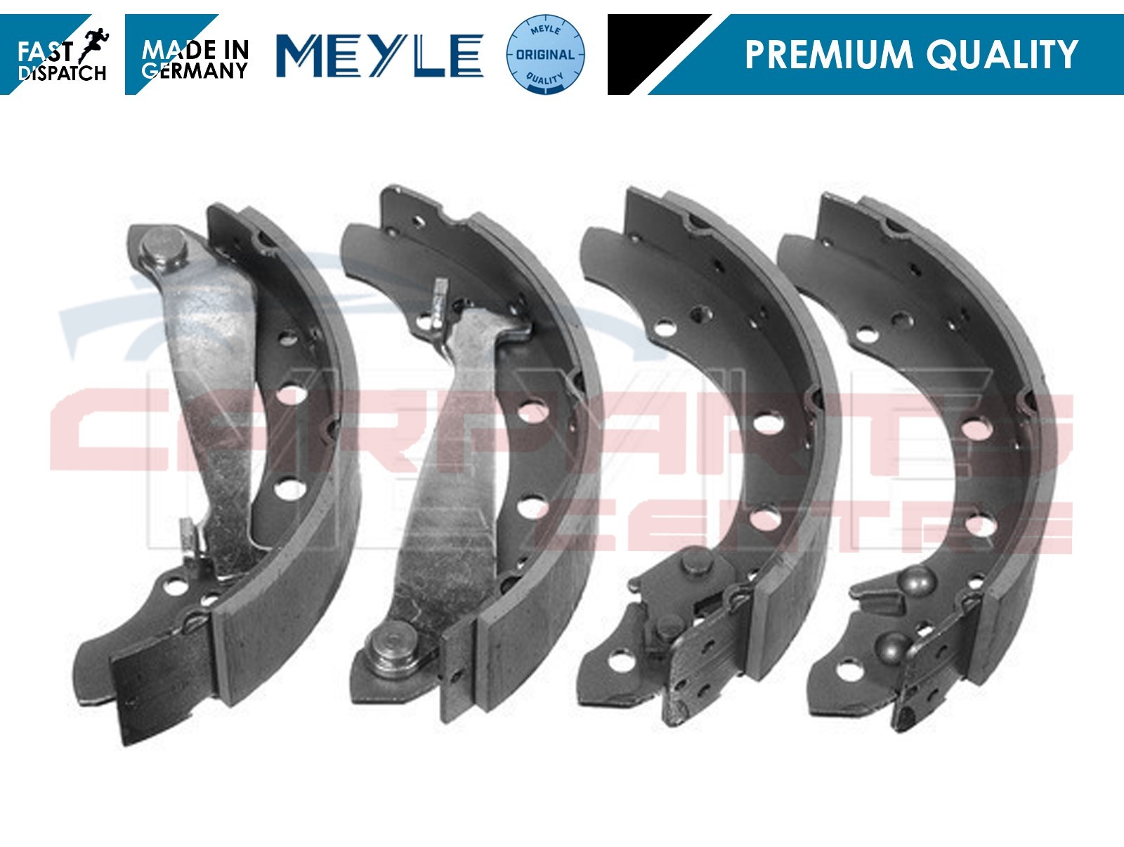 FOR VOLKSWAGEN POLO 1.2 1.4 1.4TD REAR HANDBRAKE DRUM BRAKE SHOES MEYLE