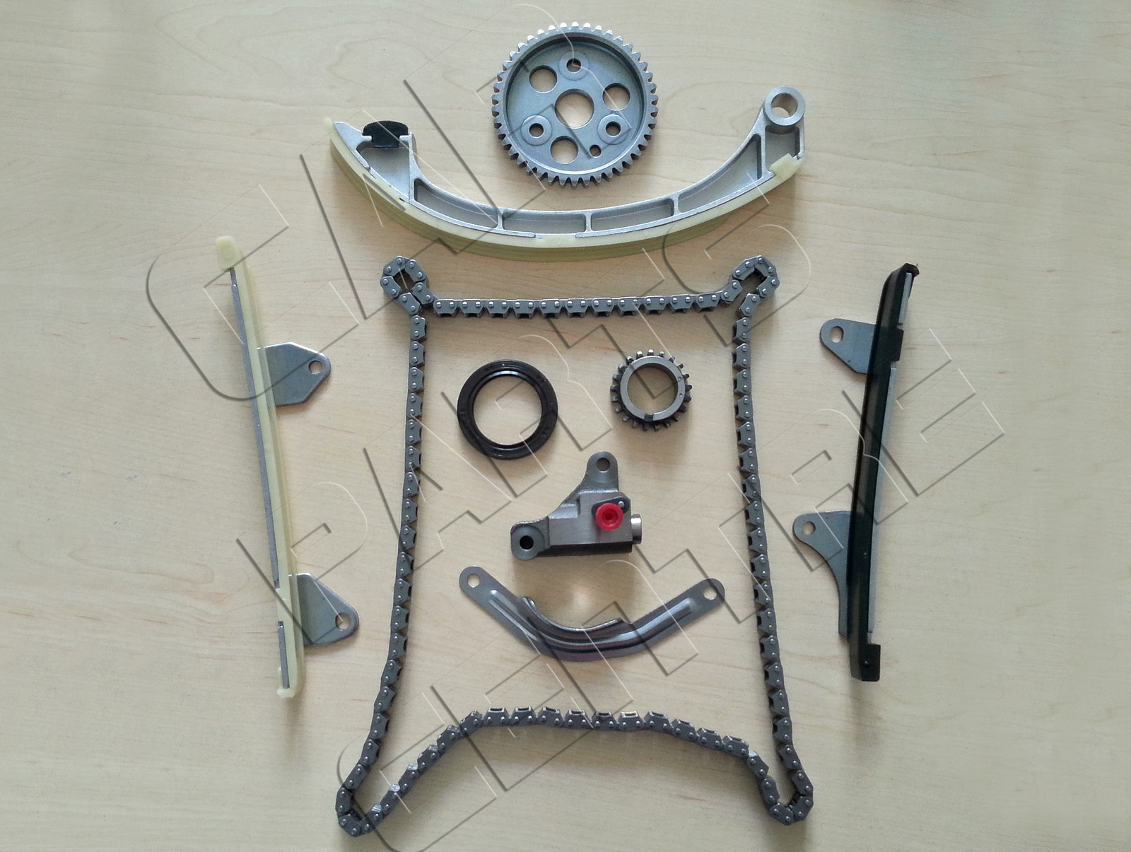 FOR TOYOTA YARIS 1.3 VVTi TIMING CHAIN TENSIONER GUIDE KIT SET VITZ 01/