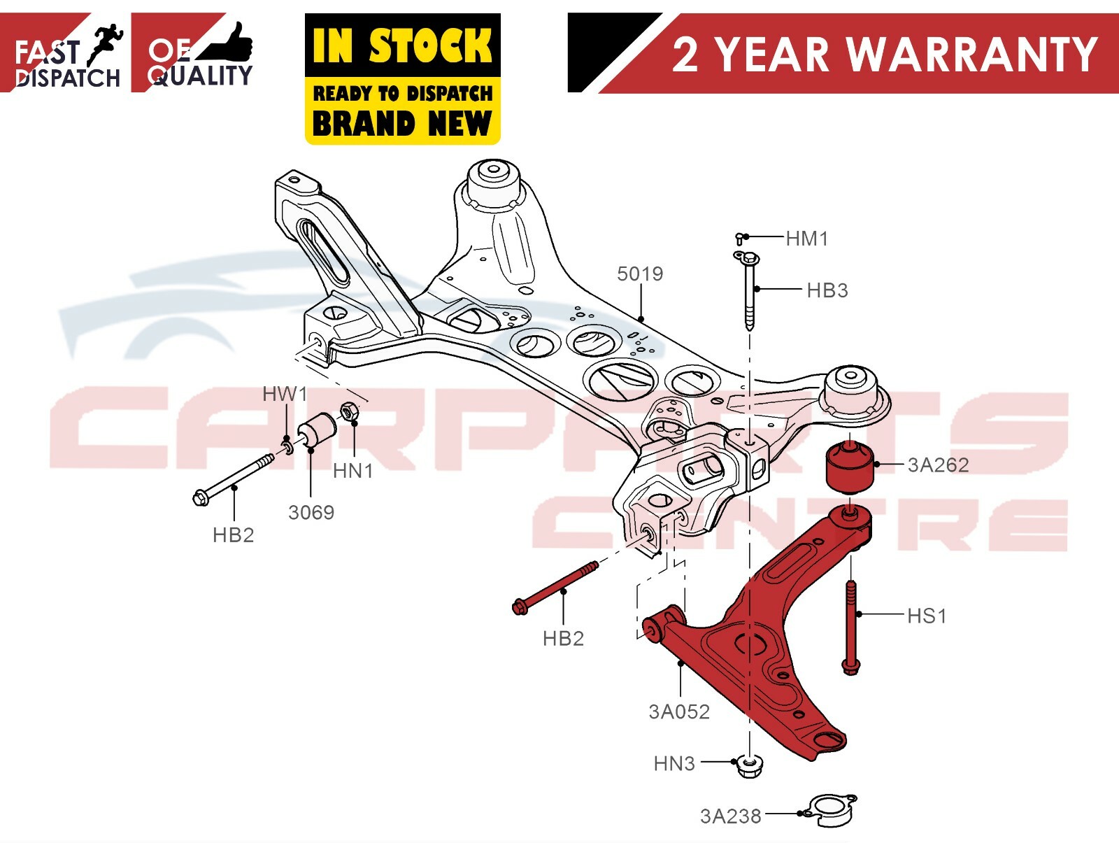 FOR FORD TRANSIT 0614 FRONT CONTROL LOWER WISHBONE ARM ARMS BALL