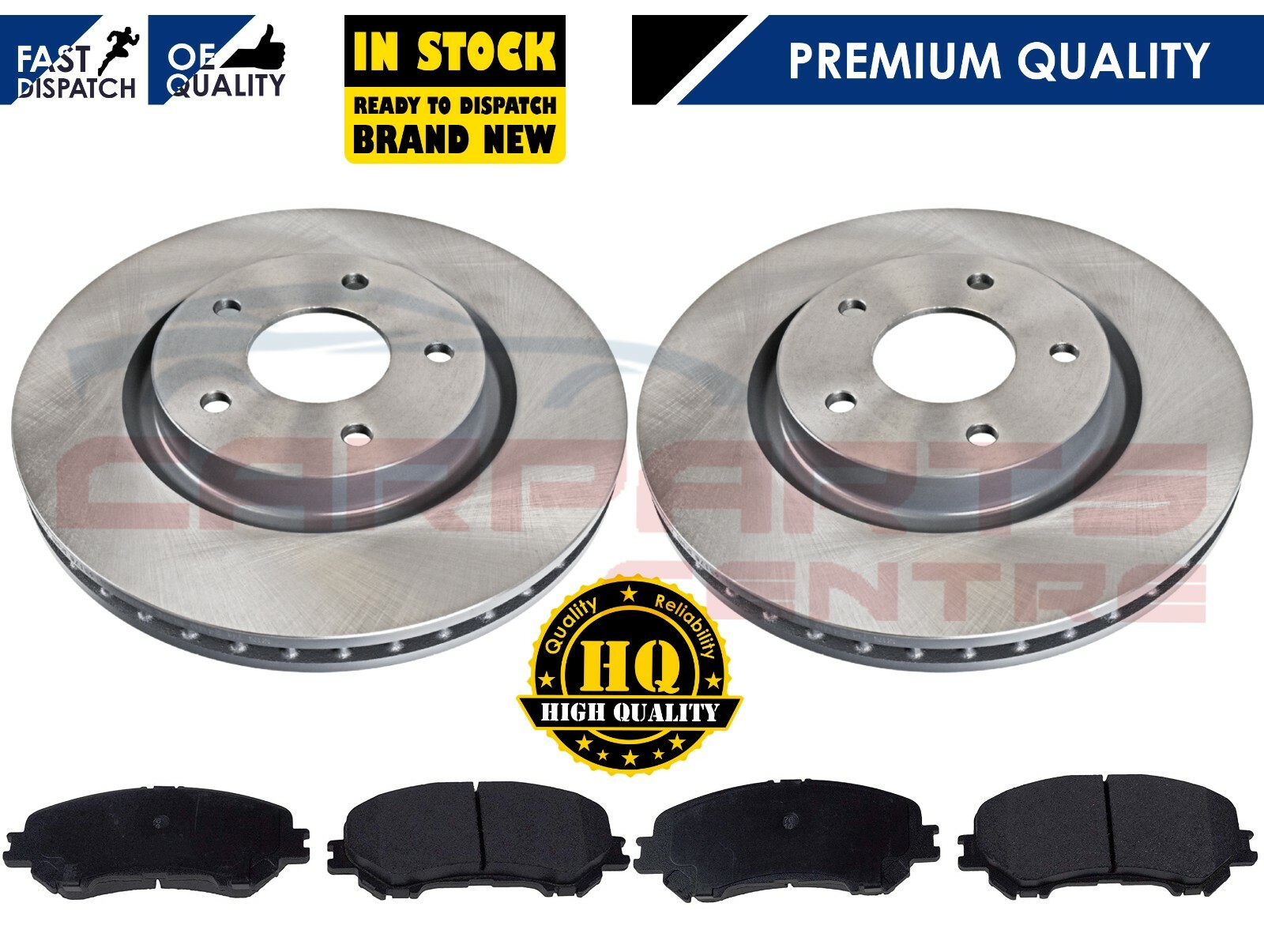 FOR NISSAN QASHQAI J11 20132019 FRONT BRAKE DISC DISCS AND PAD PADS