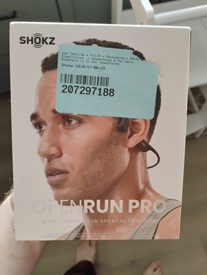 Shokz S810-ST-BK-US OpenRun Pro Premium Bone Conduction Open-Ear
