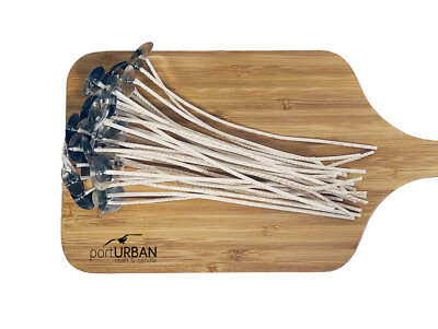 HTP Series Candle Wick | 6'' Pretabbed | 20mm base | HTP-73, 83, 104, 105 or 1212