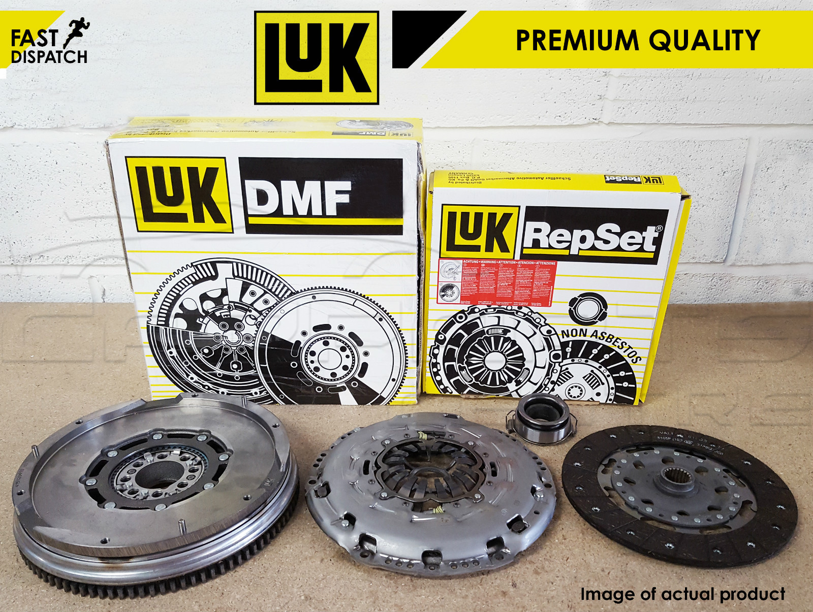 FOR TOYOTA AVENSIS 2009 2.0 D4D LUK DUAL MASS FLYWHEEL CLUTCH KIT