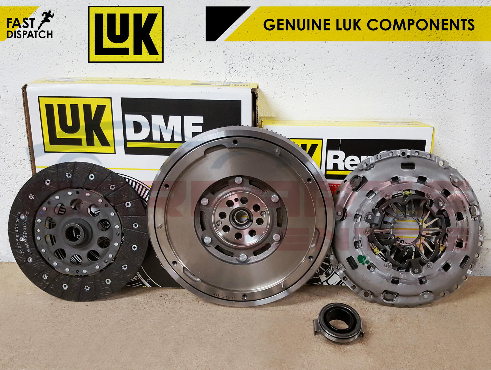 FOR HONDA CRV CRV MK2 2.2 CTDi GENUINE LUK DUAL MASS FLYWHEEL CLUTCH