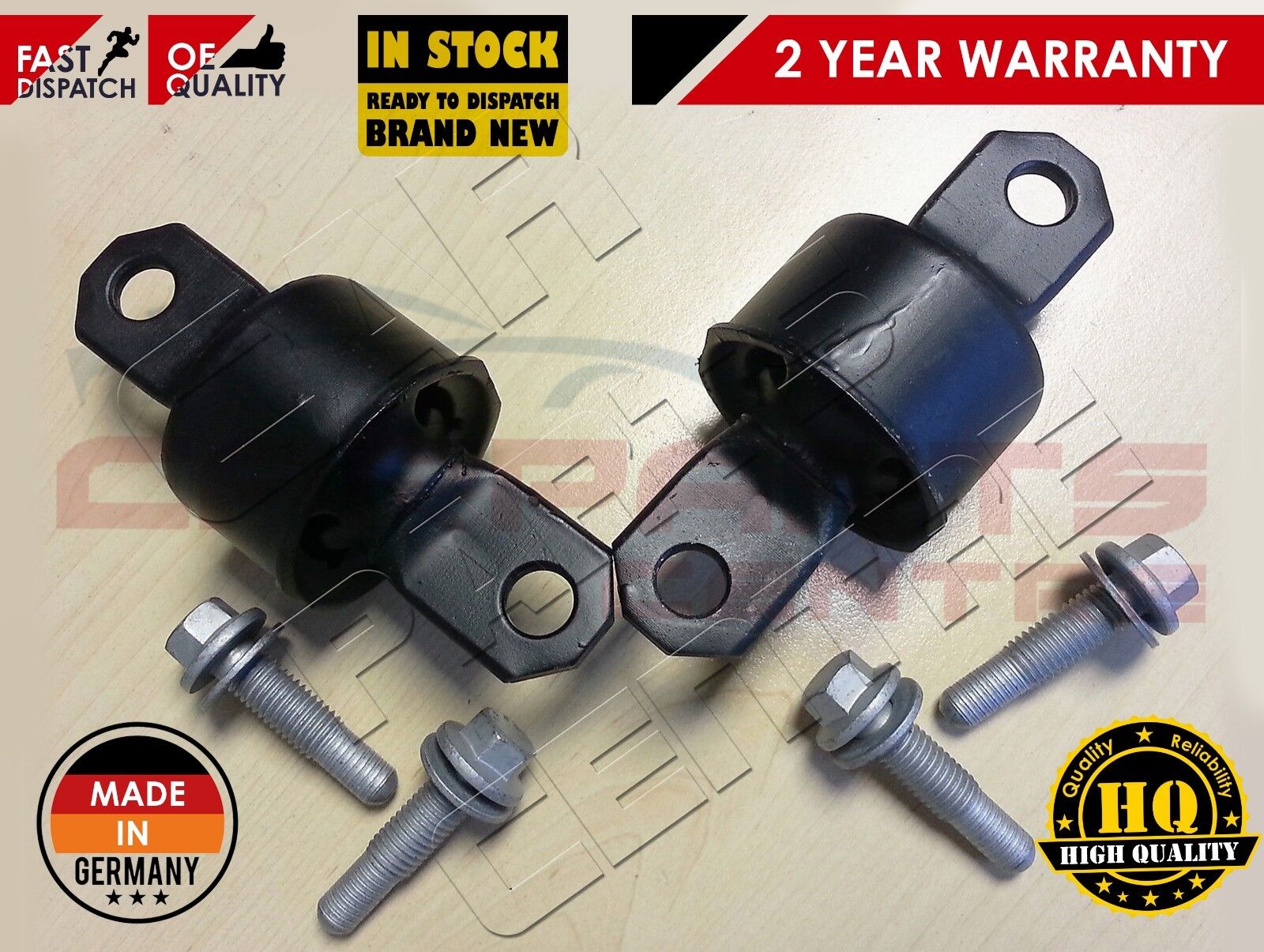 Mk2 German Quality Rear Suspension Wishbone Repair Bolts Kit Ford Focus Mk1