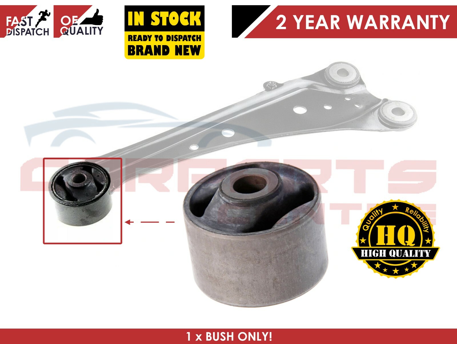 FOR TOYOTA RAV4 RAV4 20122018 REAR AXLE TRAILING CONTROL ARM BUSH