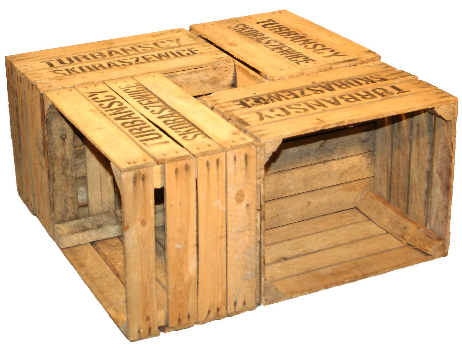 4 Stück Weinkiste TS Holzkiste Obstki...