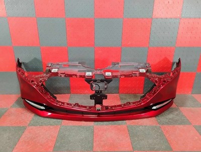 2019-2023 Mazda 3 4dr Sedan Front Bumper Assy Red-46v *Marks Underneath*