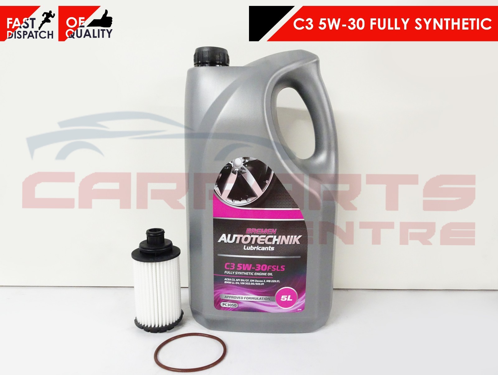 FOR VAUXHALL INSIGNIA 2.0 CDTi 170BHP B20DTH ENGINE OIL FILTER 5L 5W30