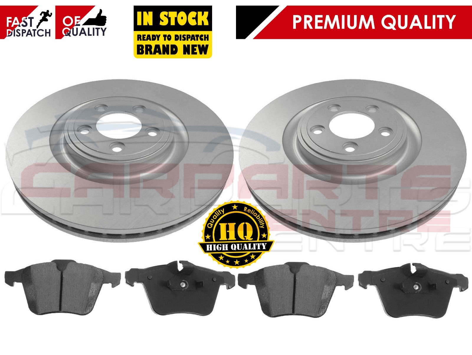 FOR JAGUAR XF 2009 FRONT 355mm VENTED BRAKE DISCS AND PADS SPORTS BRAKING eBay