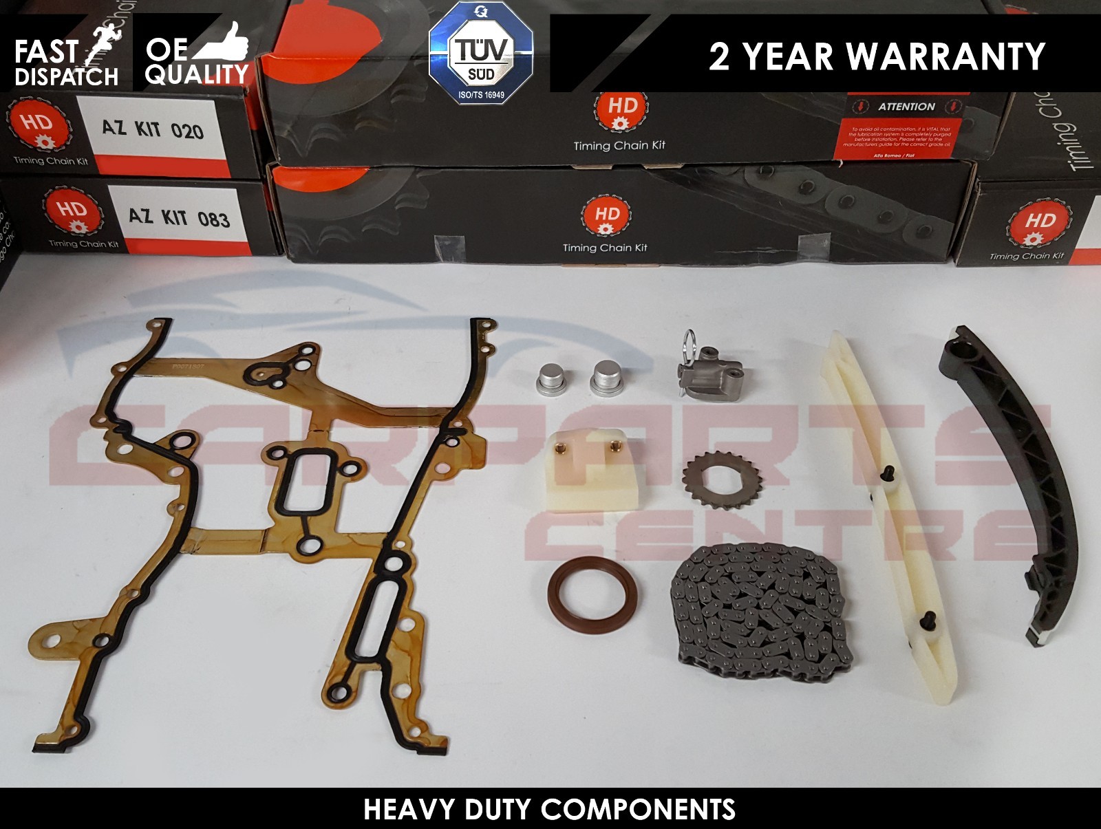 FOR VAUXHALL ASTRA J 1.4 09 ENGINE TIMING CHAIN KIT A14XEL A14XER