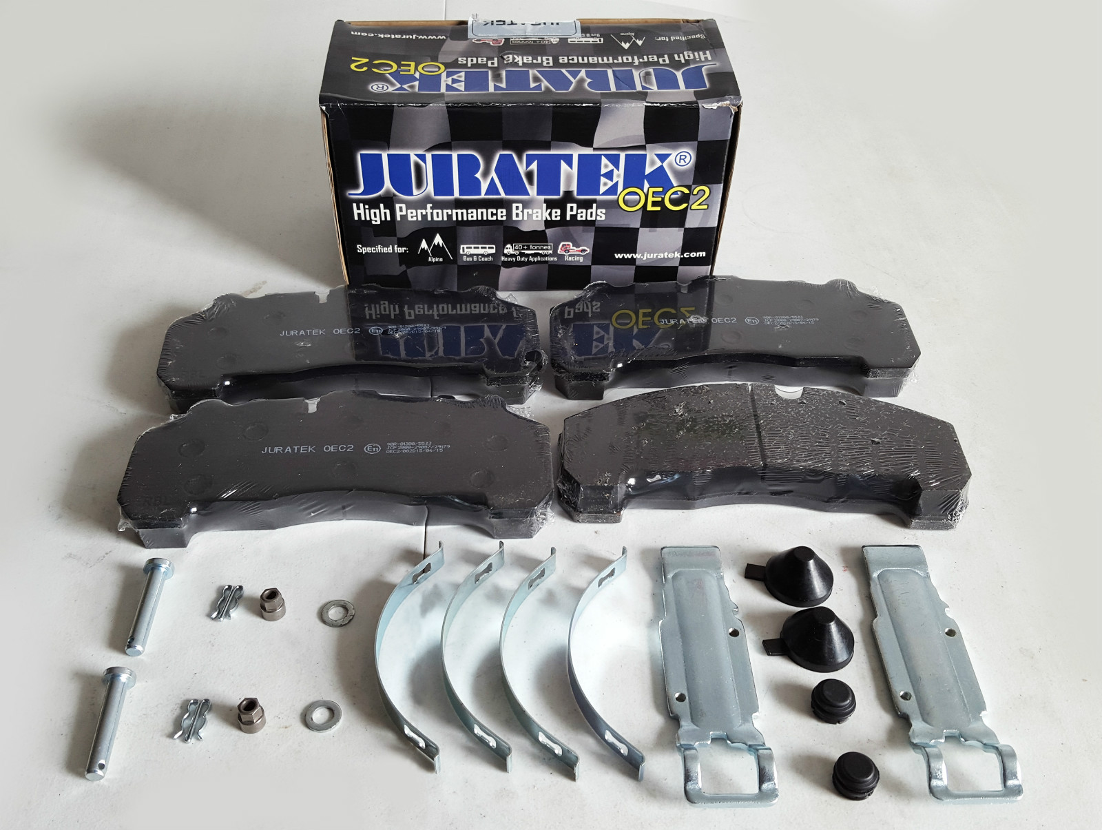 FOR MAN TGA TGS TGX FRONT or REAR AXLE BRAKE PADS PAD SET JURATEK BRAND