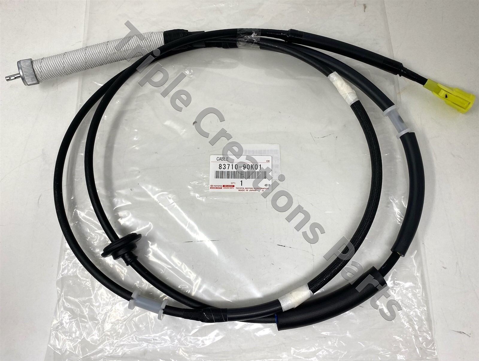 トップス 000 TOYOTA GENUINE 8371090K01 CABLE ASSY, SPEEDOMETER DRIVE, NO