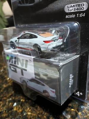 Mini GT 1:64 BMW M4 CSL Frozen Brooklyn Grey Metallic #641