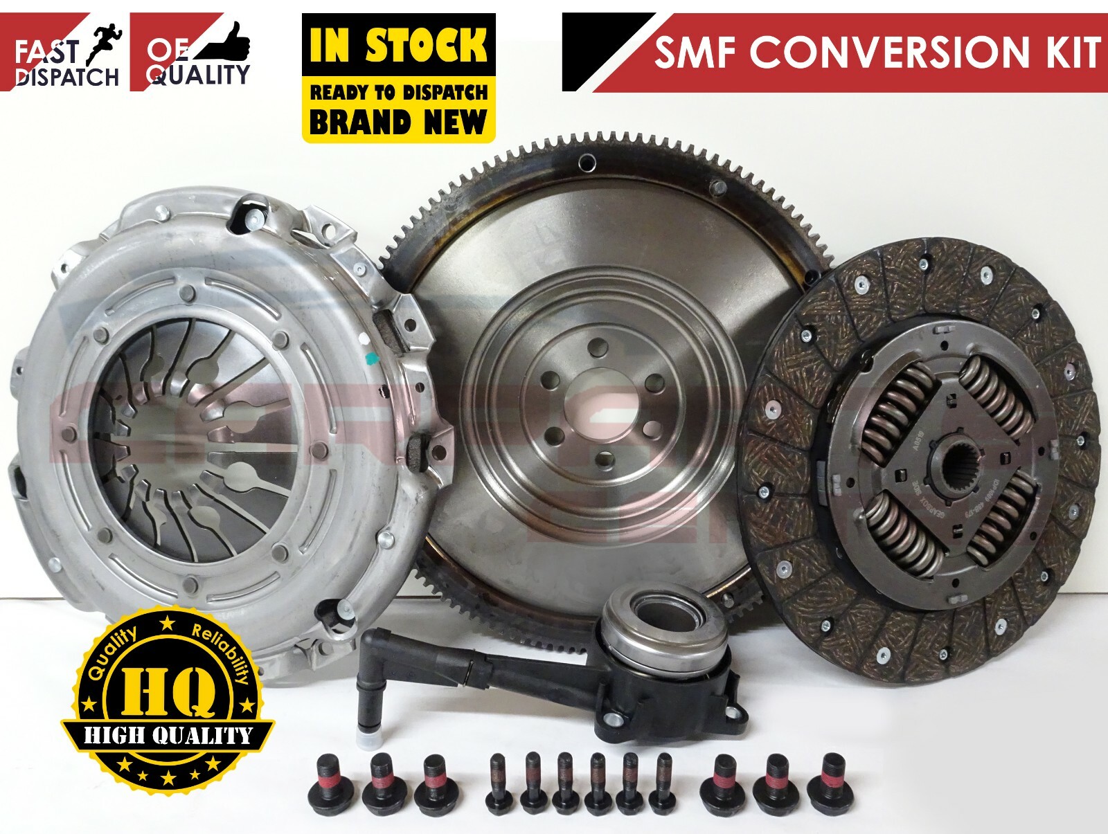 VW GOLF MK5 2.0 GT TDI DMR DUAL TO SOLID MASS FLYWHEEL SMF CLUTCH