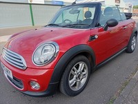 2012 MINI Convertible 1.6 One 2dr CONVERTIBLE Petrol Manual