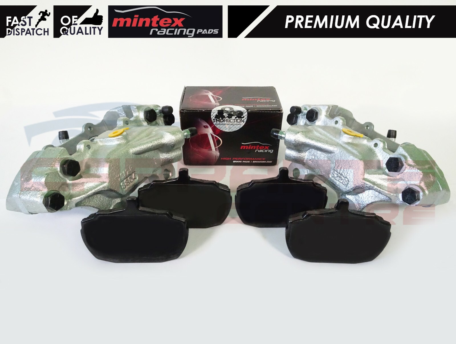 UPGRADED AUSTIN PRINCESS ESCORT CAPRI TRIUMPH 4 POT BRAKE CALIPERS