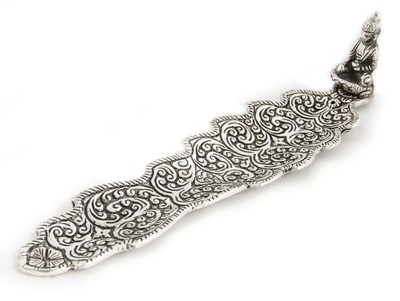 Räucherstäbchenhalter Aus Weißmetall - Buddha von Berk
