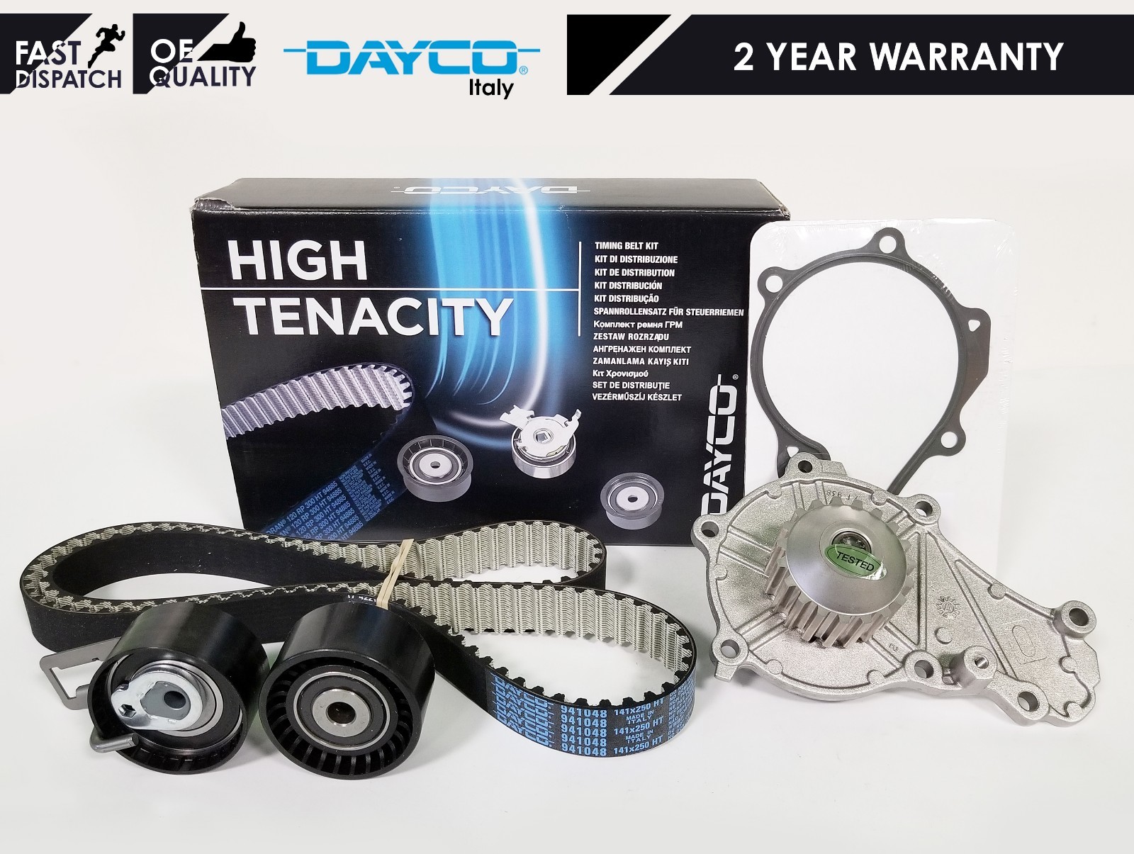 FOR FORD FIESTA FOCUS B C S MAX GALAXY 1.6 TDCI TIMING CAM BELT WATER