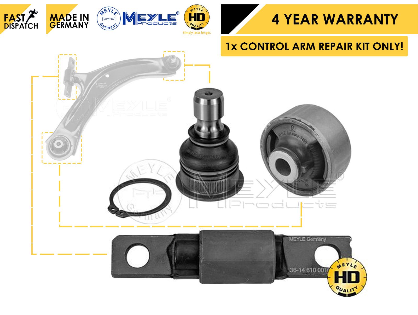 FOR NISSAN X TRAIL T31 QASHQAI FRONT SUSPENSION WISHBONE ARM BUSH BALL JOINT KIT eBay