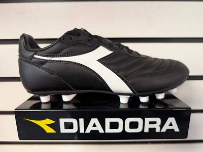 Diadora Brasil LT MDPU Black White Soccer Cleats
