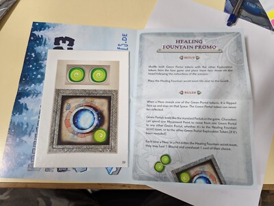 2016 ADVENT Calendar Promo 23: ARCADIA QUEST HEALING FOUNTAIN Brettspiel NEW