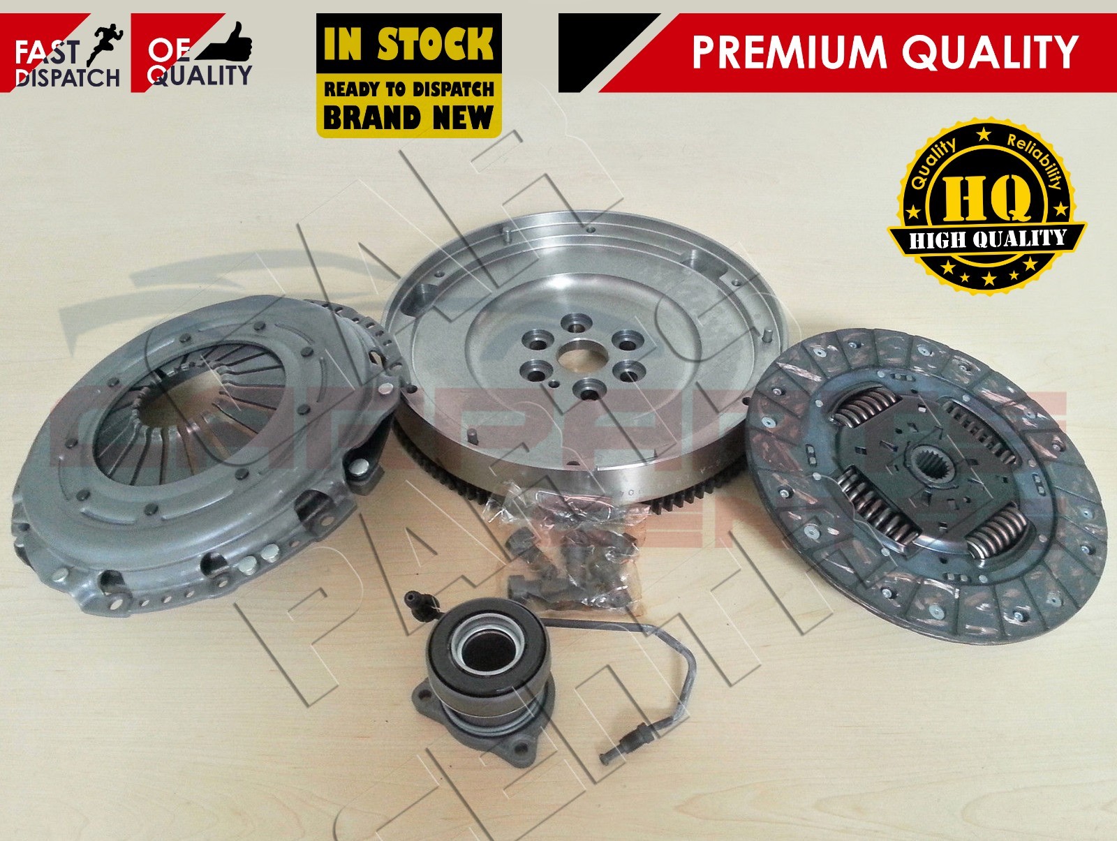 FOR SAAB 93 93 1.9 0408 DUAL TO SOLID MASS FLYWHEEL CLUTCH KIT 150BHP