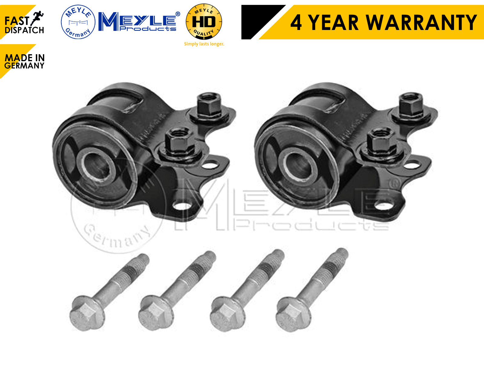 FOR FORD FOCUS MK2 CMAX CMAX FRONT LOWER SUSPENSION ARM REAR BUSH BUSHES MEYLE eBay