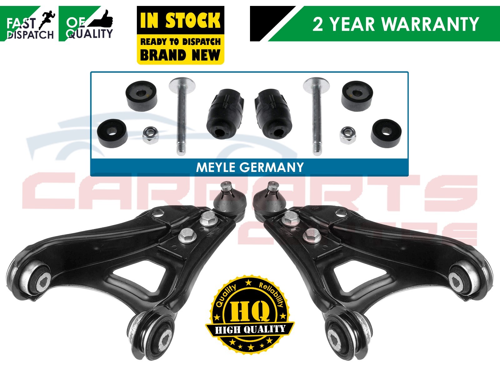 FOR RENAULT CLIO MK2 FRONT LOWER SUSPENSION WISHBONE ARMS STABILISER