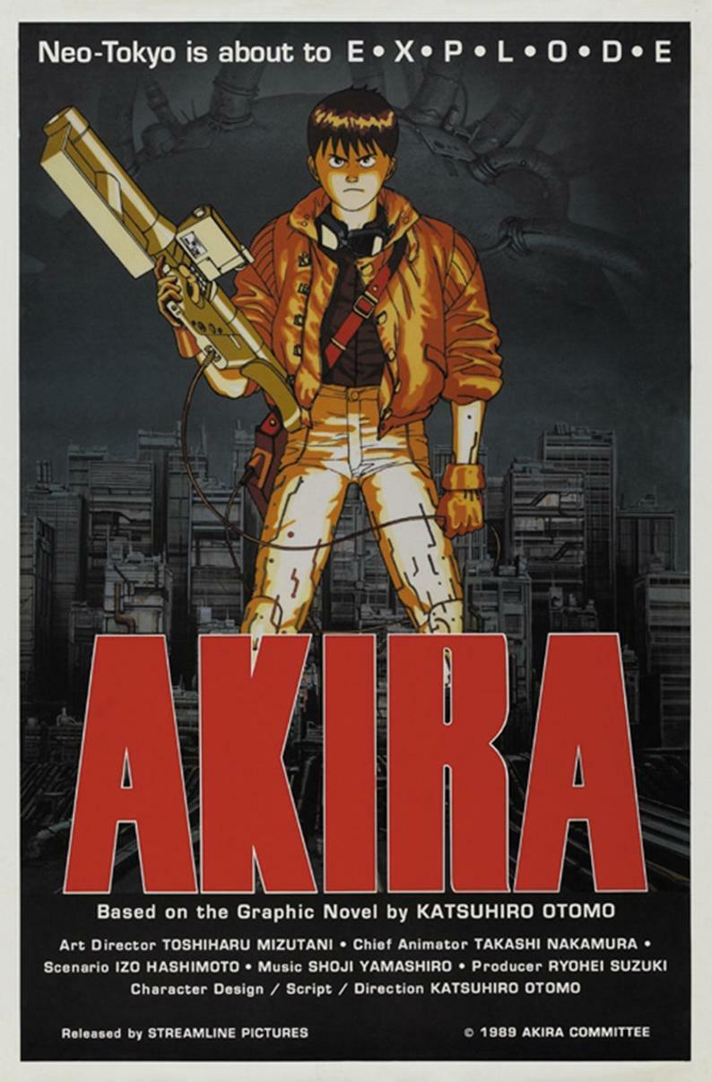 Akira (1988) Katsuhiro Otomo Anime movie poster 24x36 | eBay Akira (1988) Katsuhiro Otomo Anime movie poster 24x36 | eBay