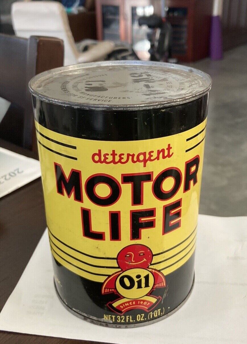::Gearlife Famous Lubricant motor oil can with excellent graphics