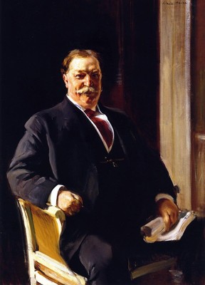 Oil painting President-Taft-Joaquin-Sorolla-y-Bastida-oil-painting President-Taf