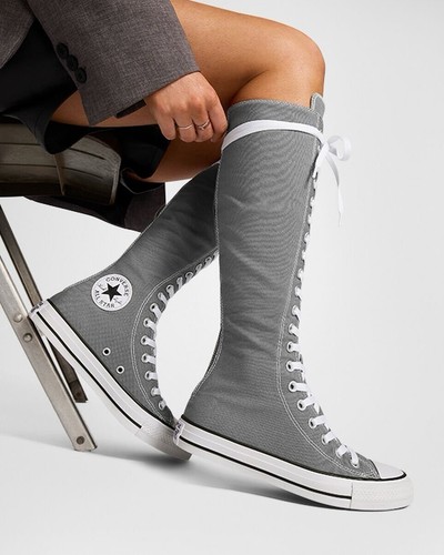 Converse Chuck Taylor All Star XXHI Gray Knee High Sneakers