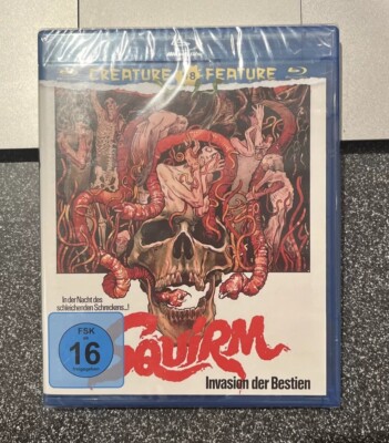 Squirm Bluray Creature Feature Germany Import Region B NEW