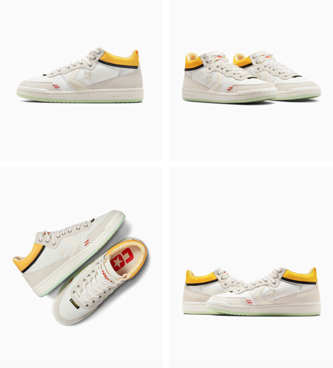 fantastics メンプロ Converse Fastbreak Pro Mid Sneakers 'White/Purple' - A08854C