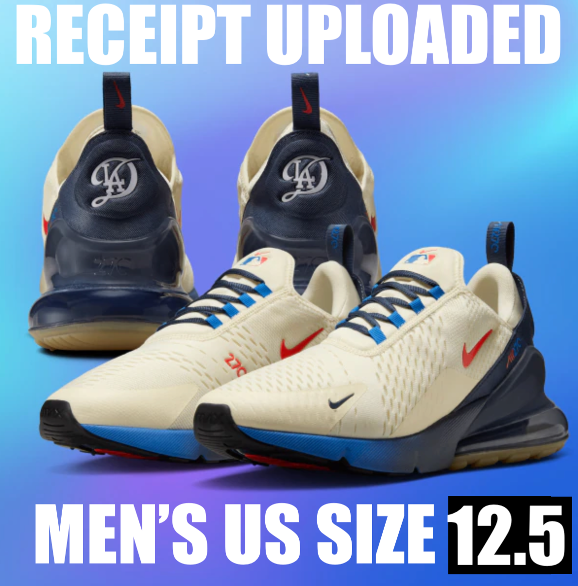 2025 NIKE CITY CONNECT LOS ANGELES DODGERS AIR MAX 270 MEN'S