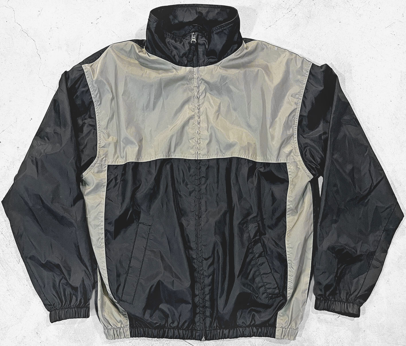 Michael Austin Rugged Wear Full Zip Golf Shell Jacket Mesh