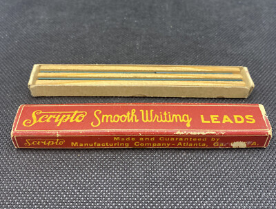 Vintage Scripto Smooth Writing Leads Finest Writing Drawing U.S.A. Green No. 132