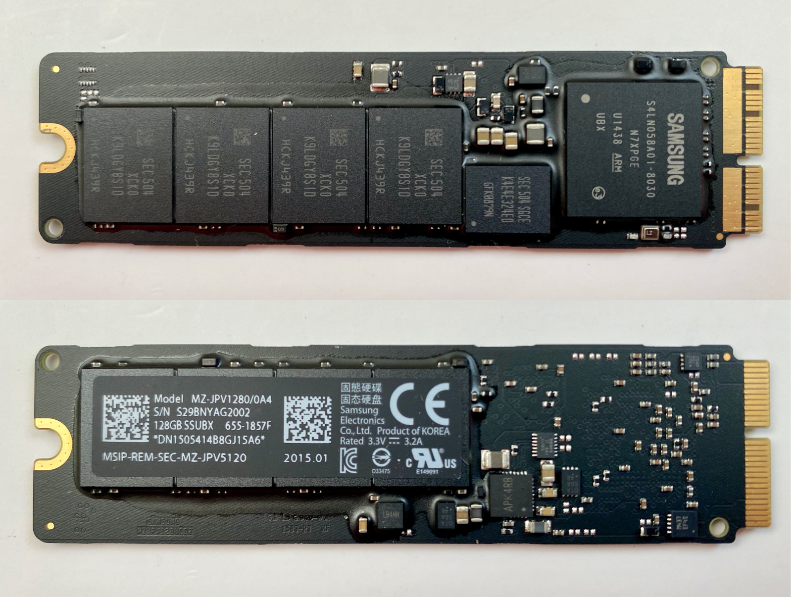 NEW Genuine Apple Samsung PCIe 128GB SSUBX SSD (MacBook Pro