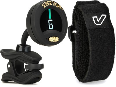 Snark ST-8 Super Tight Chromatic Tuner + Gruv Gear FW-1PK-MD Value Bundle