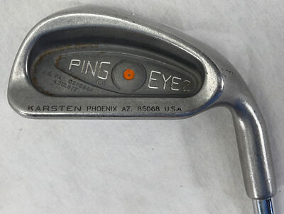 Ping Eye 2 Orange Dot 7 Iron ZZ Lite Stiff Flex Steel Shaft RH - Single Club